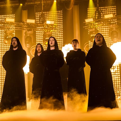 Gregorian concerts in San Francisco.